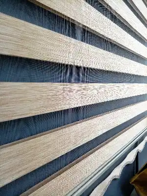 Bambu Zebra 2022 Sezonu Saman Sarısı Renk A Kalite Bambu Zebra Perde- Sarı
