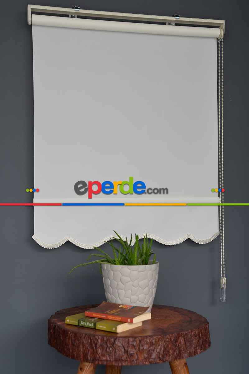 Halim Perdesan Pl-02 Ekru Renk Polyester Thin Mat Stor Perde
