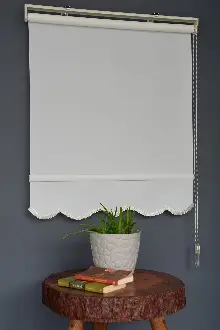 Halim Perdesan Pl-02 Ekru Renk Polyester Thin Mat Stor Perde