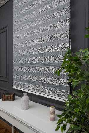 Zebra Perde - Düz Zebra Perde Kalın Dokulu