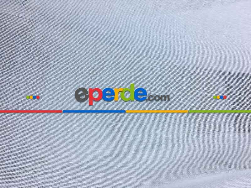 Salon Tül Perde - Lüx Tül Perde Ve Kruvaze Perde Saf Keten Doku Beyaza Yakın- Ekru