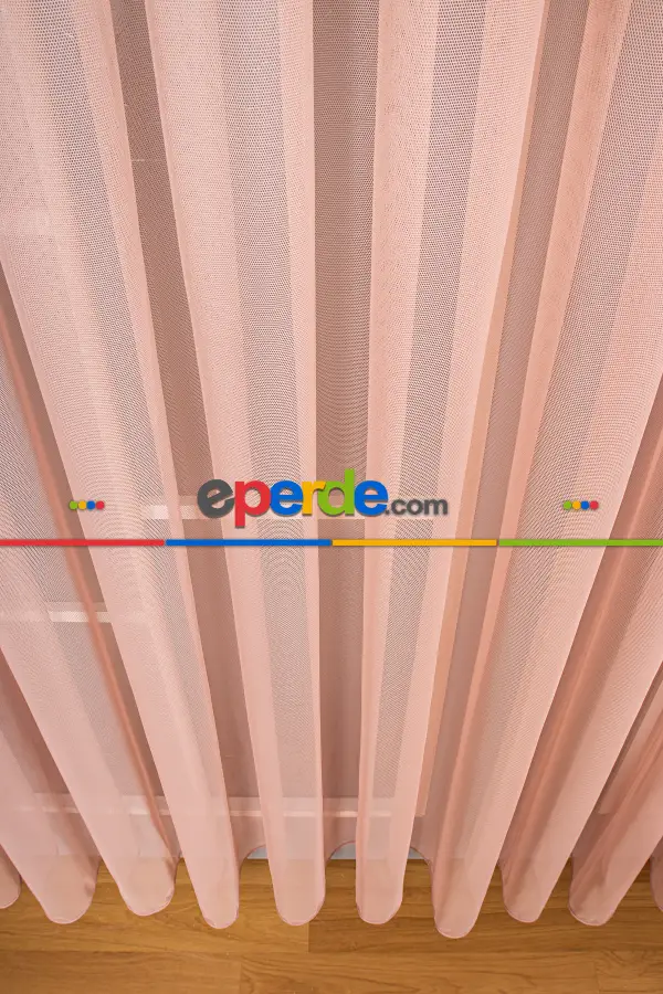 Pudra Grek Tül Perde Petek Zemin