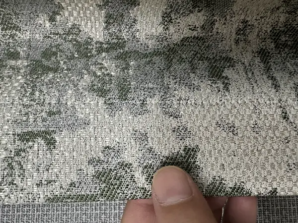 Salon Yeşil Bej Rengi Duz Jakar Fon Perde (150)- Yeşil Koyu Yeşil