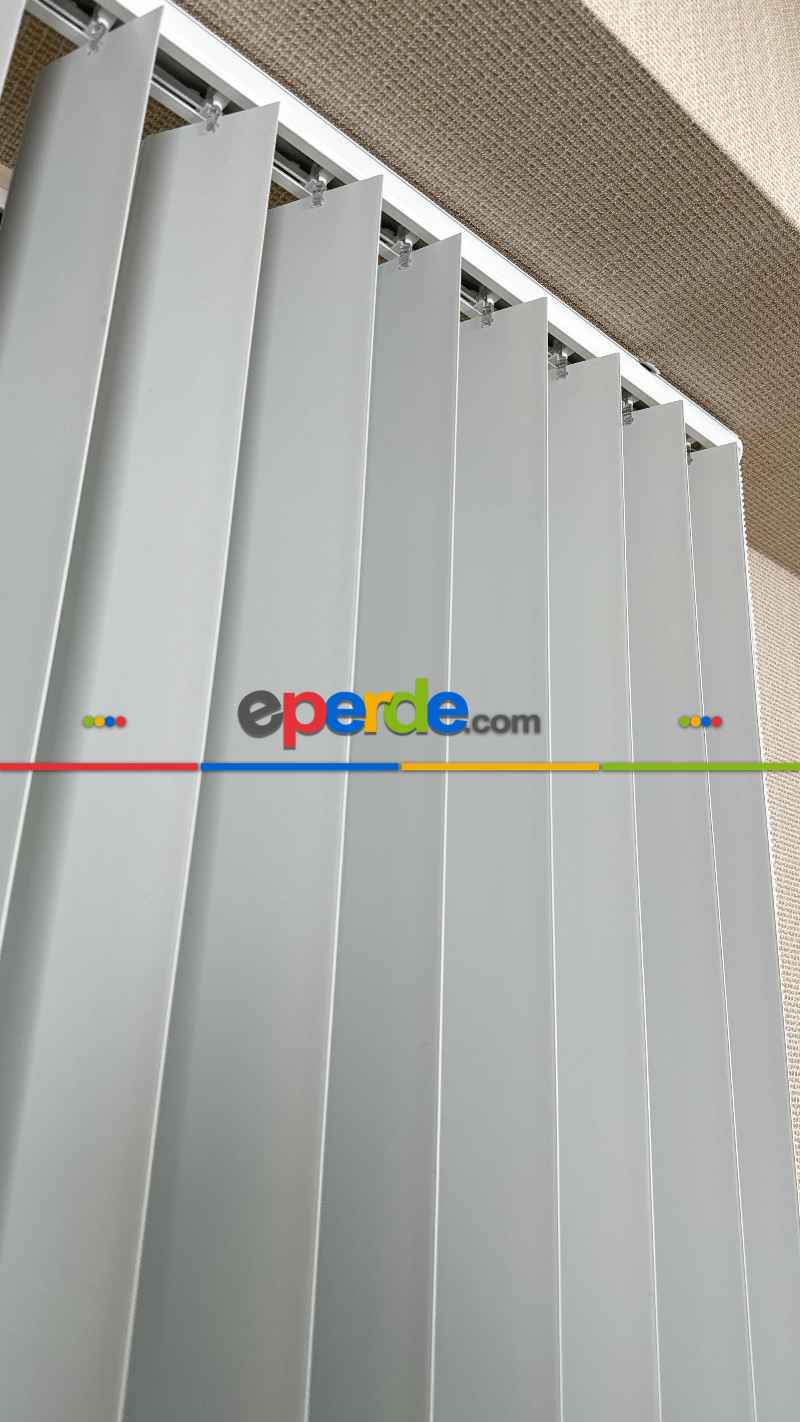 Gri Pvc Dikey Perde, Dikey Stor Perde