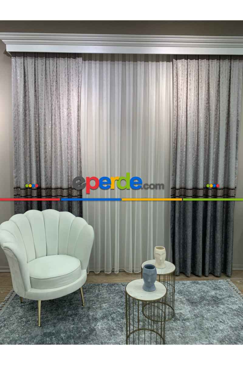 Brillant Perde Livabonarperde Yeni Tasarım Desen Renkl Fon Perde Yan Perde Kanat Perde