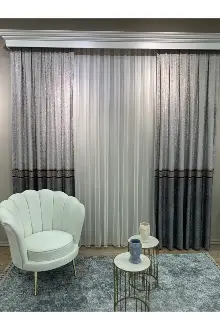 Brillant Perde Livabonarperde Yeni Tasarım Desen Renkl Fon Perde Yan Perde Kanat Perde