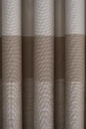Krem Vizon Jakar Fon Perde (180)- Krem-açık Vizon