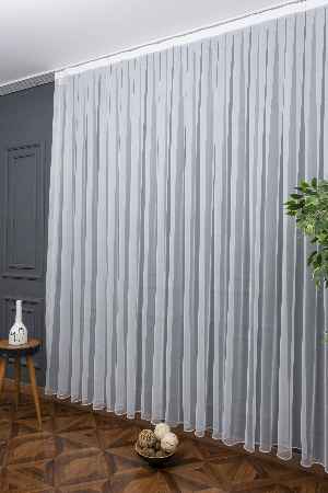 Salon - Grek Zemin Tül Perde