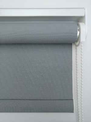 Yıkanabilir Pvc Mat Lüx Stor Perde -koyu Gri 1. Kalite- Gri-füme-antrasit