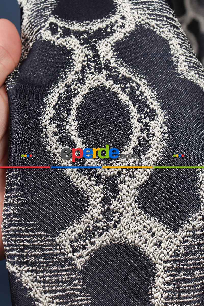 Yatak Odası Fon Perde - S Pile Dökümlü Jakar Dokuma Fon Perde