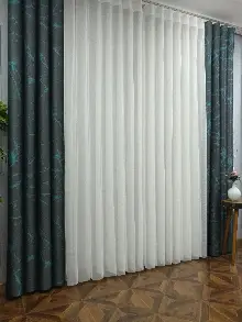 Lens Akıllı Dikey Tül Perde Mermer-21- Çok Renkli 2