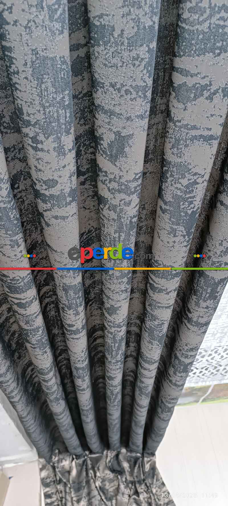 Salon Fon Perde - 2025 Elit Modern Damask Desenli Fosforlu İplik Dokuma Fon Perde - 3 Bakır-siyah