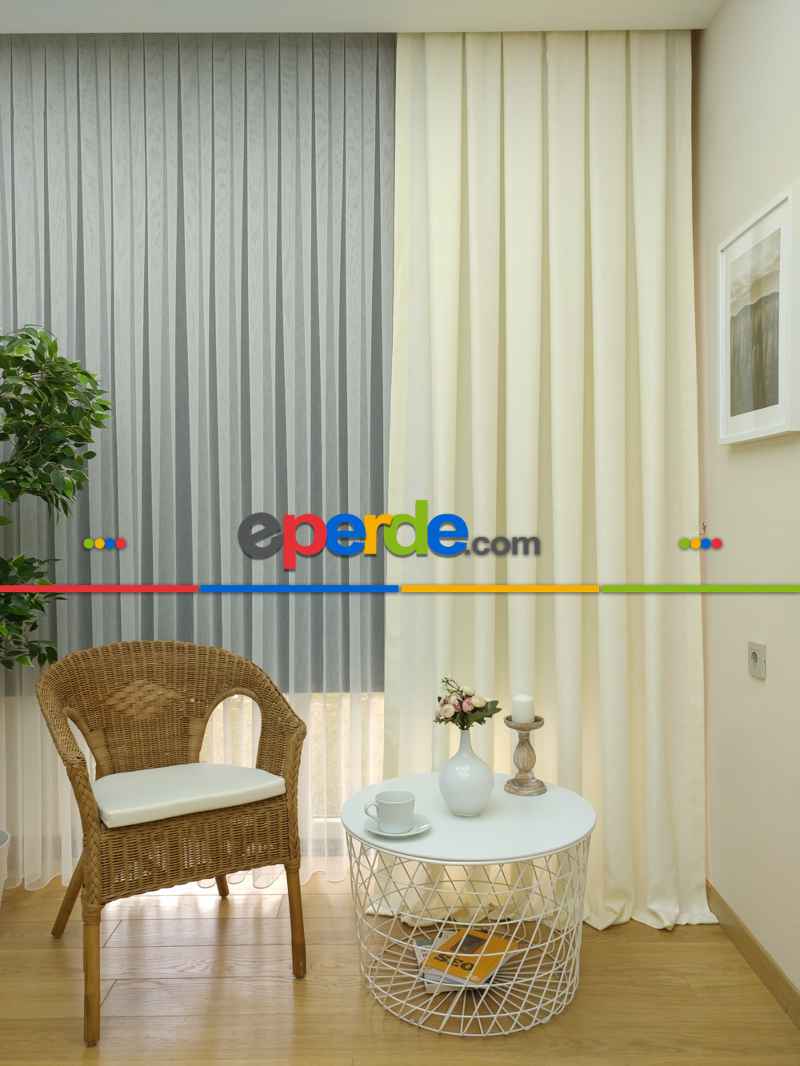 Soft Krem Fon Perde (150)- Krem