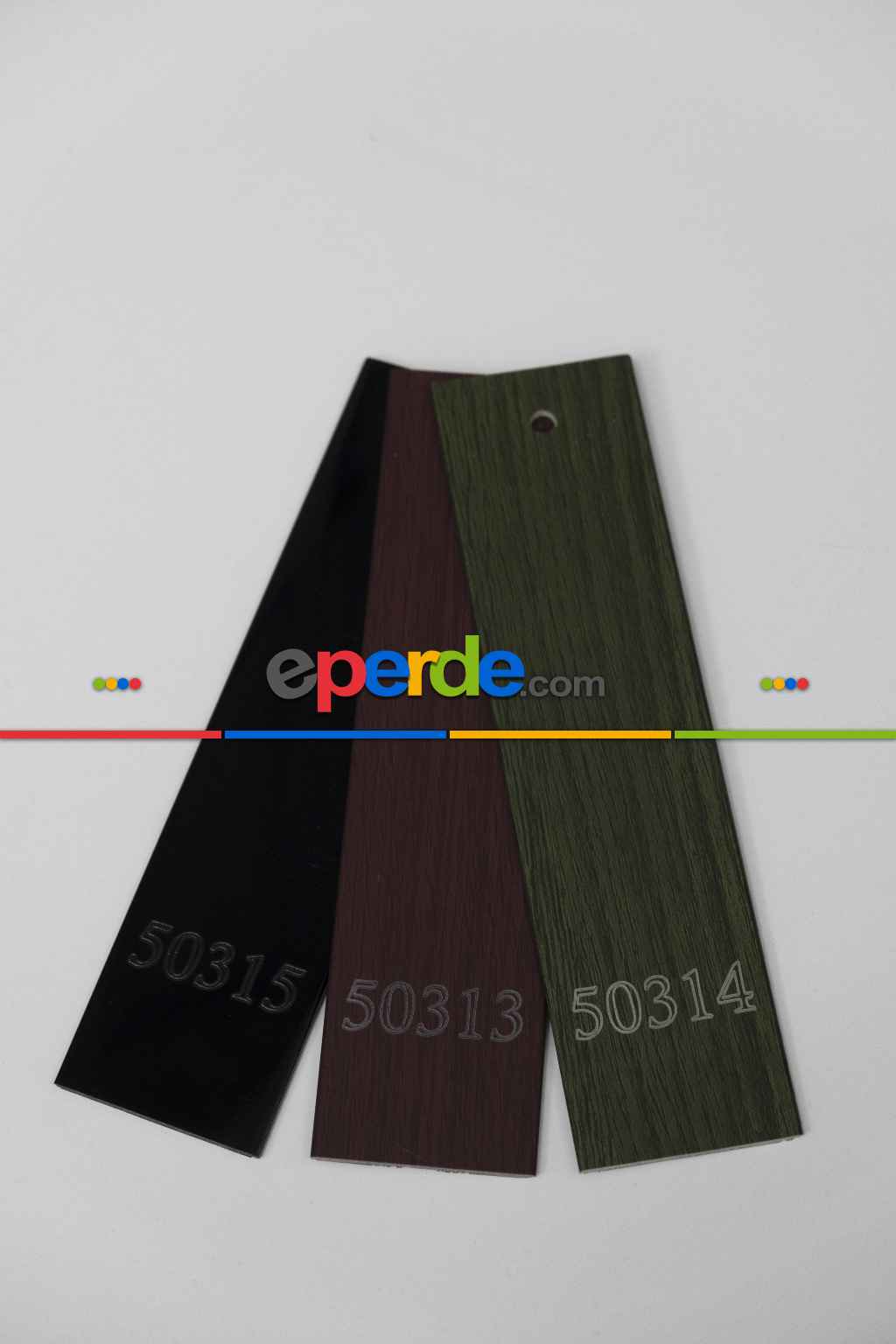 Oda Perde - 50mm Ahşap Jaluzi Perde, Polywood, Ahşap Görünümlü, Alev Almaz, Antrasit, Siyah Ve Ahşap Tonlarında