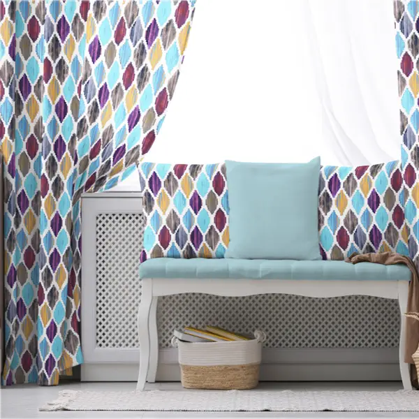 Etnik Fon Perde Evim 250 Kumaşı Kalındır Duck Bezi Değildir