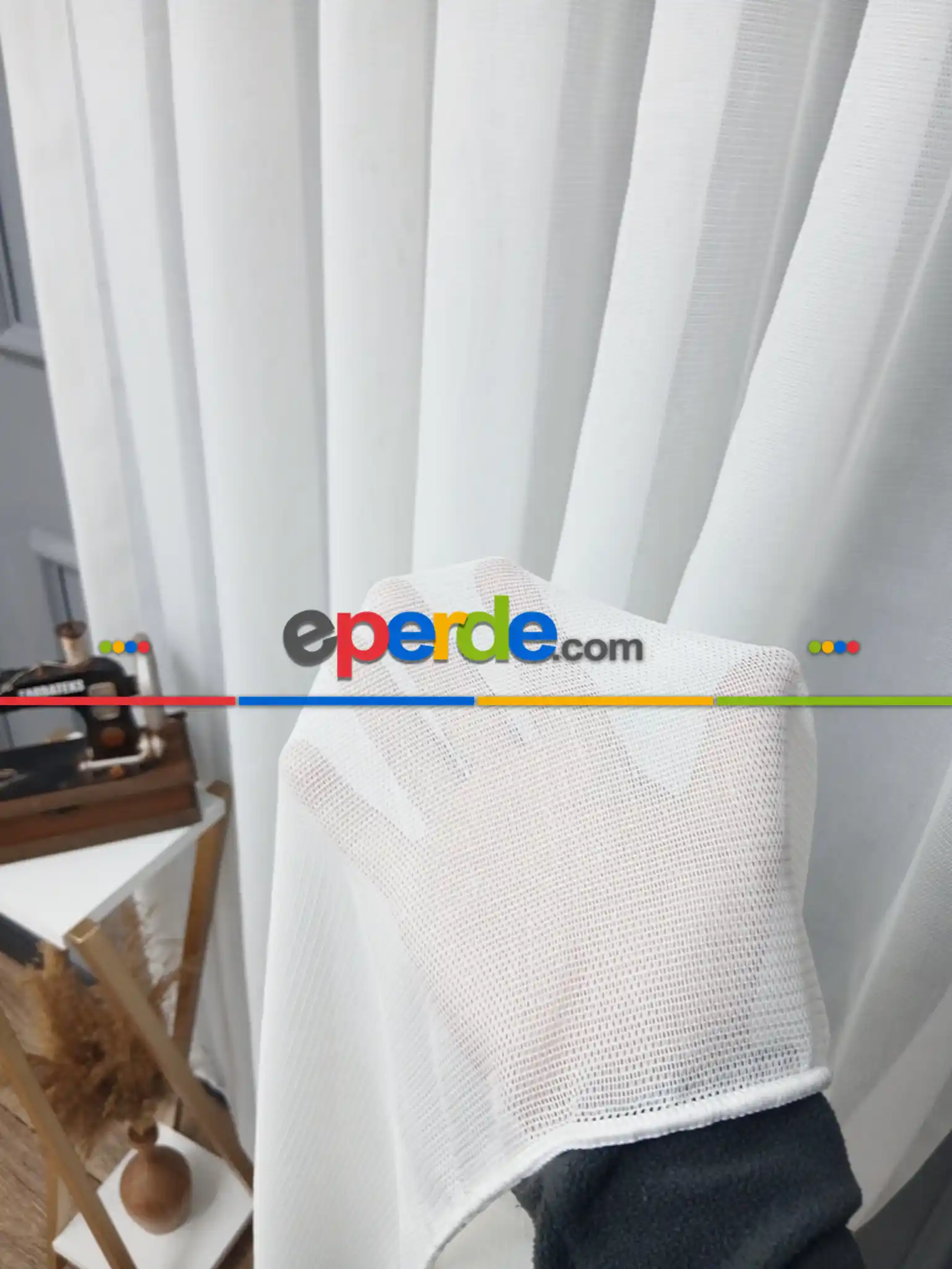 Oturma Odası - Exculusive Rana Ütü İstemez Kırışmaz Sade Tül Perde