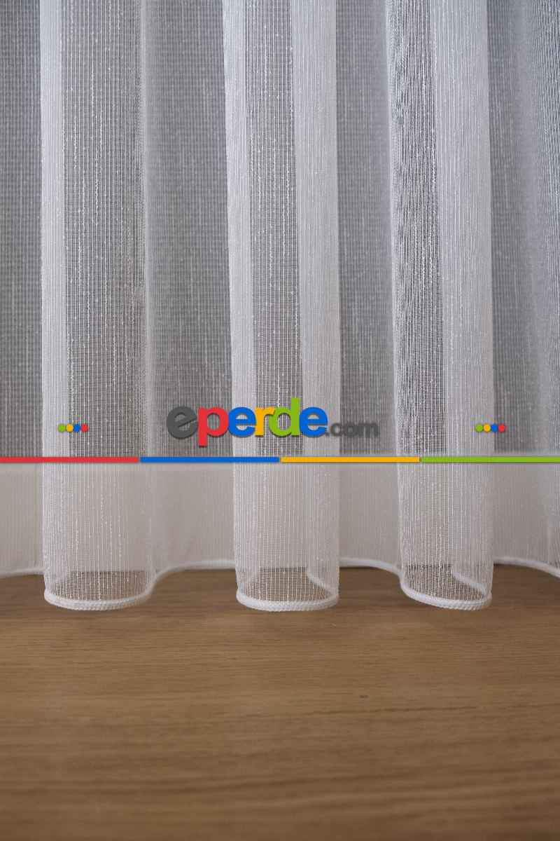 Mutfak - Ütü İstemeyen Şantuk Birinci Kalite Tül Ekru Renk Kırık Beyaz- Ekru