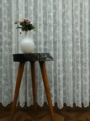 Kampanyalı Brode İşlemeli Tüller Stoklar İle Sınırlı- Ekru