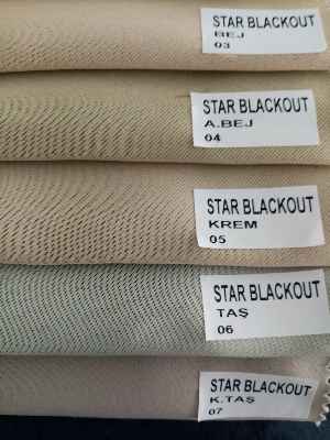 Salon Fon - Karartma Blackout Perde Karartma Güneşlik Perde Blackoutperde-  Çok Renkli 3