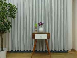 Ütü İstemeyen Düz Özel Dokulu Düz Tül Perde- Krem Açık