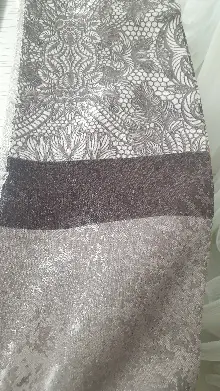 Brilant Fon Perde Dantella Moda Yeni Tasarım Gri Renk Fon Perde