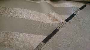 Keten Blackout Fon Perde - Şerit Desenli - Koyu Krem- Krem Koyu