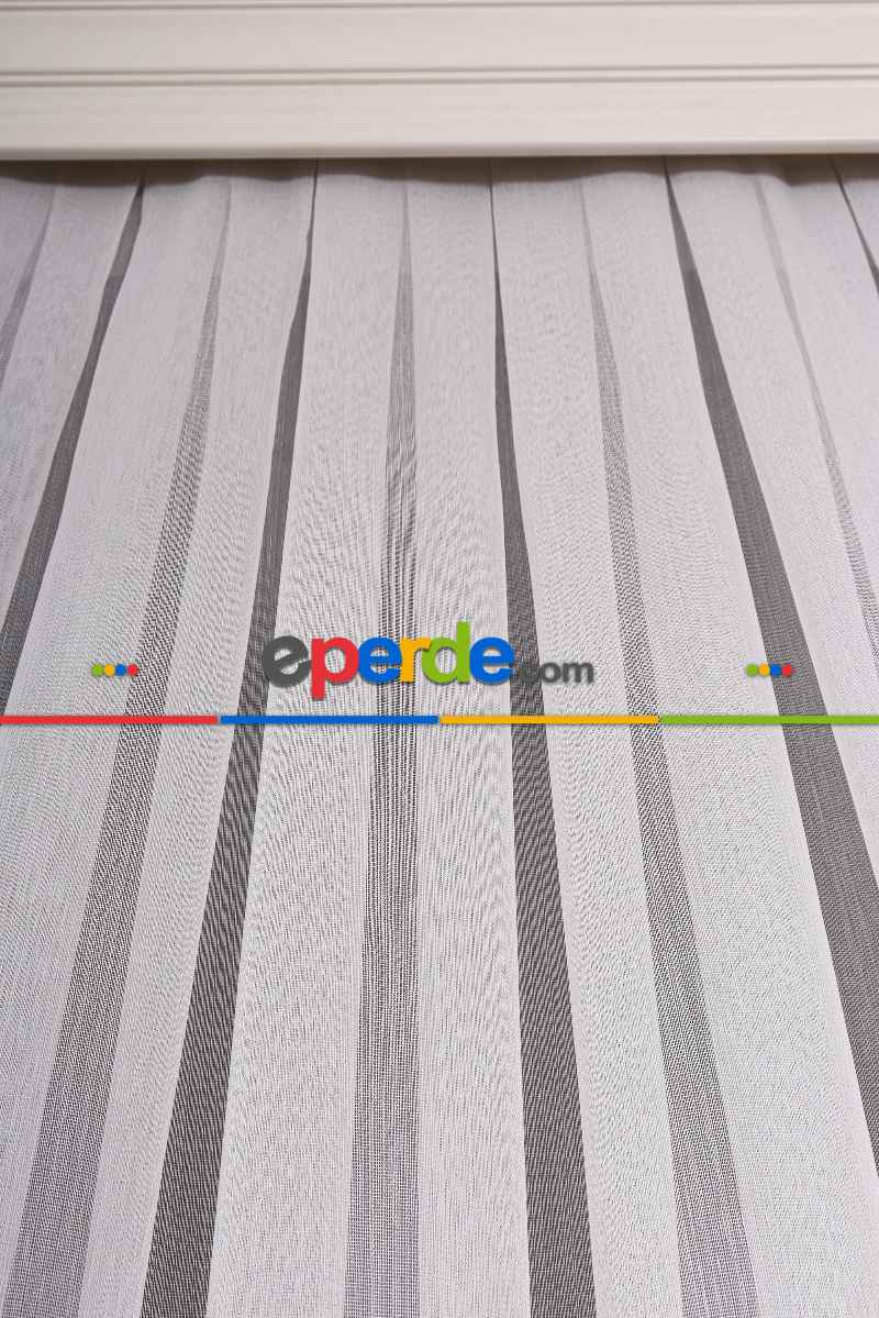 Yatak Odası - Bambu Keten Düz Tül Perde Akdz 995