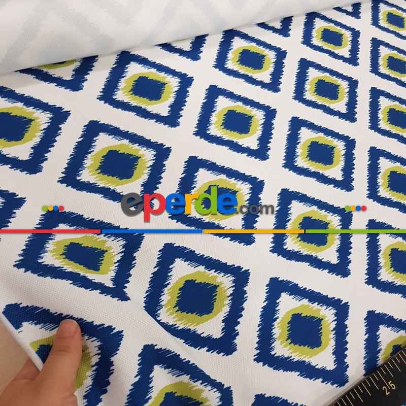 İkat Desenli Fon Perde Evm1503-4 Kumaşı Kalındır Duck Bezi Değildir-  Çok Renkli 2