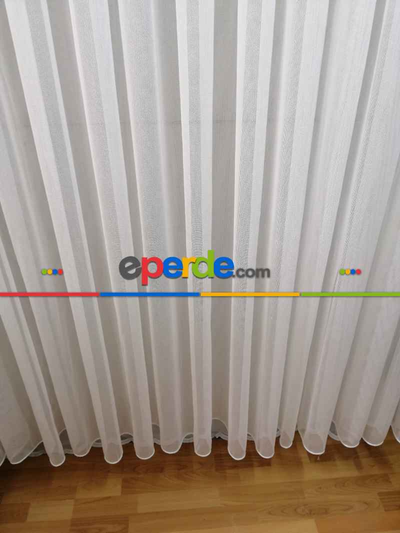 Yatak Odası - Leor Zırh Güneş Işığında Parlayan Tül Perde - Sedef