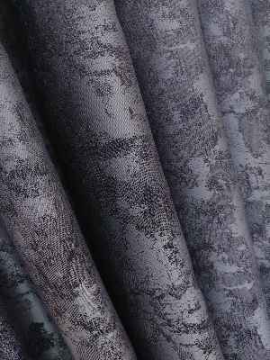 Patinedesenli Lila Koyu Renk Jakar Desenli Fon Perde- Lila Koyu Lila