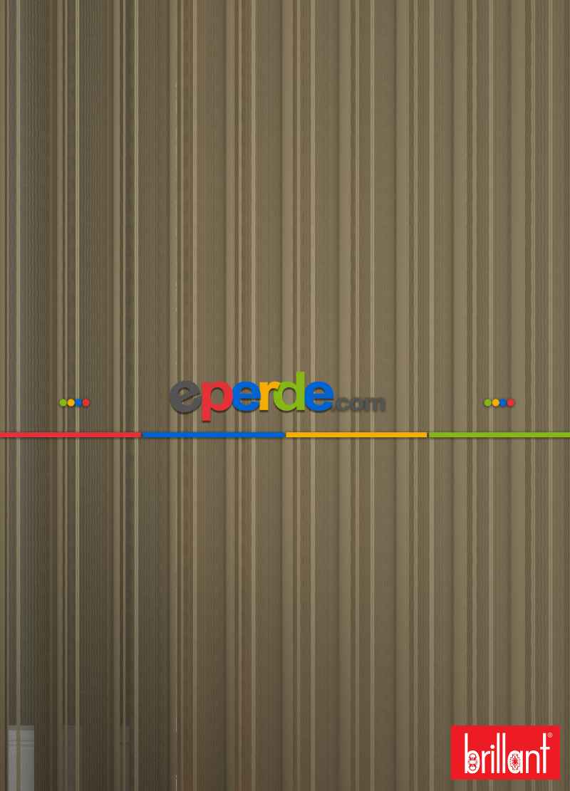 Brillant Akıllı Tül Perde Kahverengi Tül Dikey Zebra Perde Düz 1. Kalite