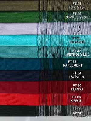 Salon - Çizgili Tül Dikey Zebra Perde - Ft27 Çağla Yeşili- Ft26 Turkuaz- Ft25 Mint Yeşili- Ft02 Ekru- Yeşil