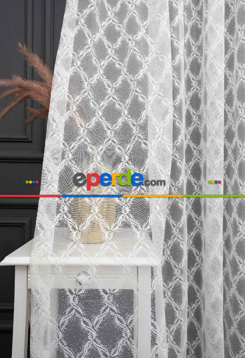 Taç Seher Tasarım Ütü İstemez Kırışmaz A+ Tül Perde