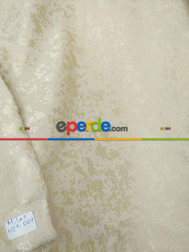 Açık Bej Duz Jakar Fon Perde (180)- Bej