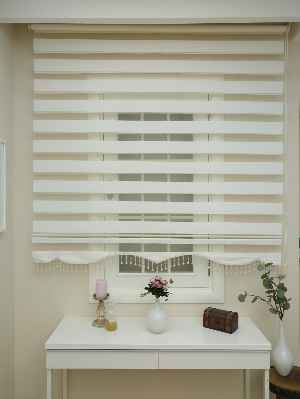 Zebra Perde - Düz Kalın Dokuma Zebra Eco- Krem Açık-Ekru