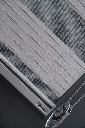 Antrasit Rengi Yüksek Kalite Pliseli Zebra