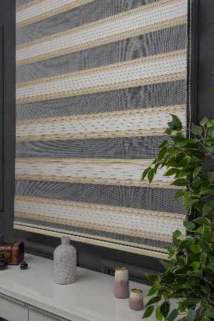 Bej Rengi Zebra Perde, Yüksek Kalite