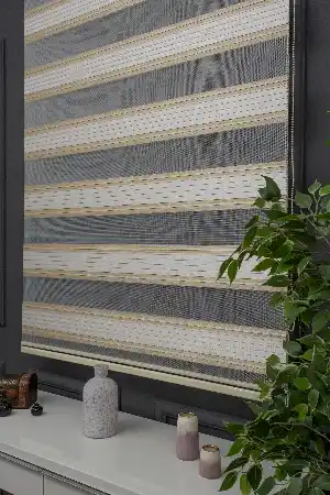 Bej Rengi Zebra Perde, Yüksek Kalite