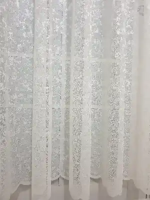 Taç Karlı Modern Tül Perde