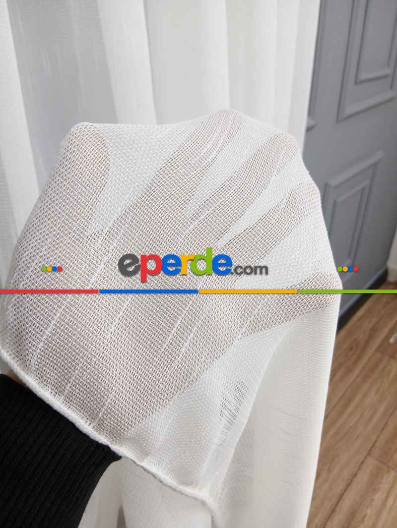 Yatak Odası - Exculusive Love Ütü İstemez Kırışmaz Sade Tül Perde