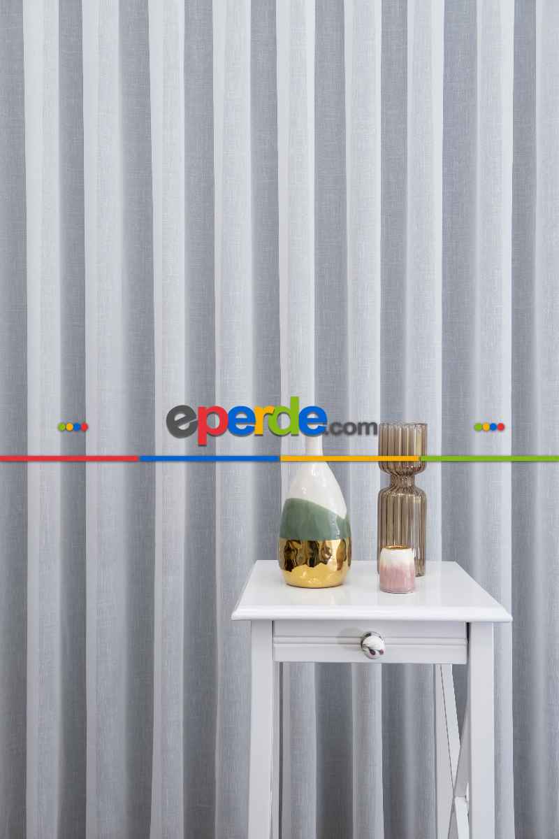 Beyaz Tül Keten Linen Tül Perde Ütü İstemez Kırışmaz Tül (düz Tül)