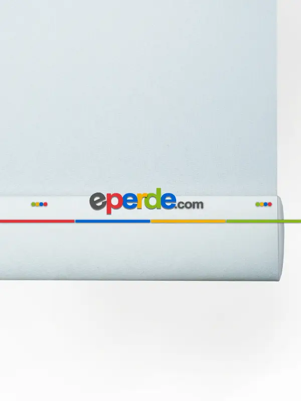 Beyaz Stor Perde Düz Seri (polyester Saten)- Beyaz