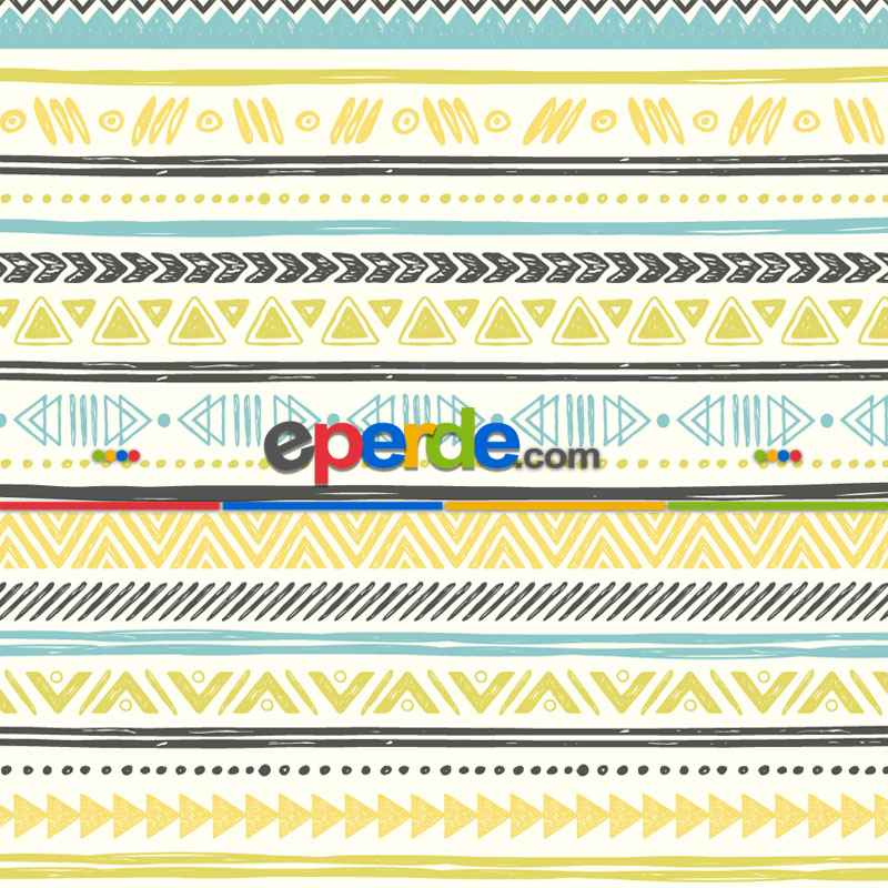 Popart Desenli Fon Perde Evm353-1 Kumaşı Kalındır Duck Bezi Değildir- Siyah-Mavi-Sarı-Beyaz