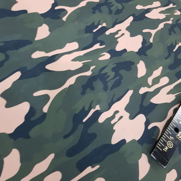 Kamuflaj Desenli Fon Perde Evm1134 Kumaşı Kalındır Duck Bezi Değildir- Yeşil-Bej