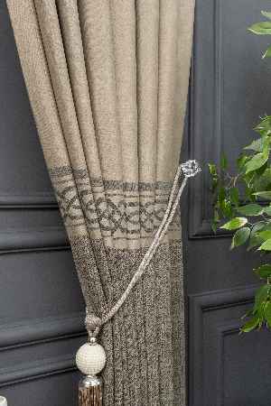 Desenli Pano Fon Perde