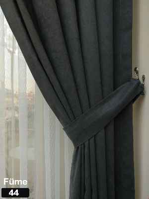 Düz Fon Perde 35 Renk 1/3 Sık Pile Seçeneği/ekstra %20 İndirim- Çok Renkli 50cm X 260cm 