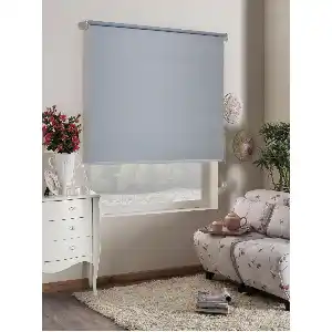 Gri Stor Perde Gri