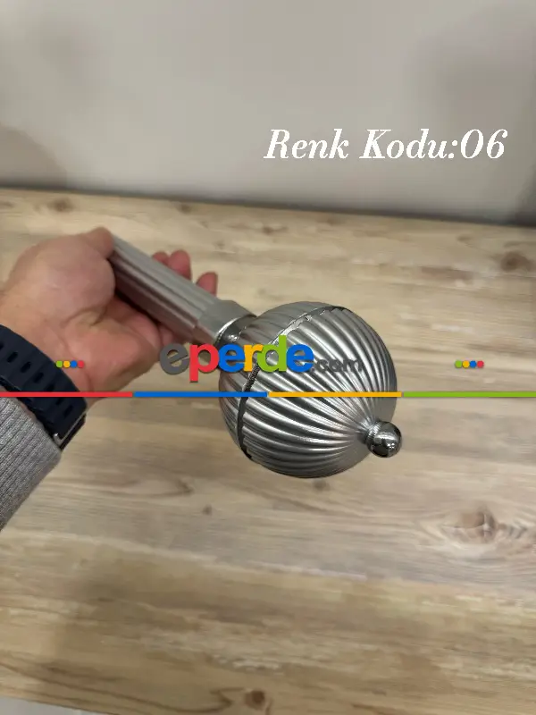 Metal Rustik Perdelik - 9 Renk Seçeneği