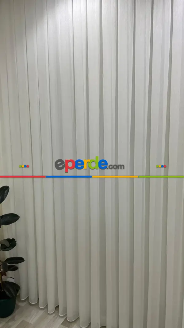 Atlantis Ağır Gramajlı 1/3 Sık Pileli Dökümlü Ütü İstemeyen Tül Perde (2026 Yeni Seri Ürünüdür)