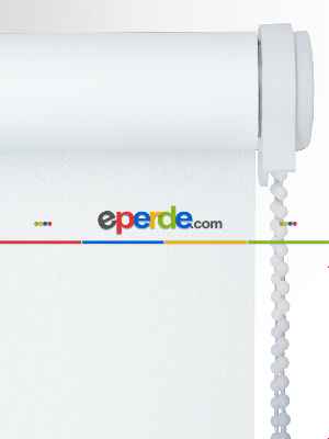 Beyaz Karartma Stor Perde- Beyaz